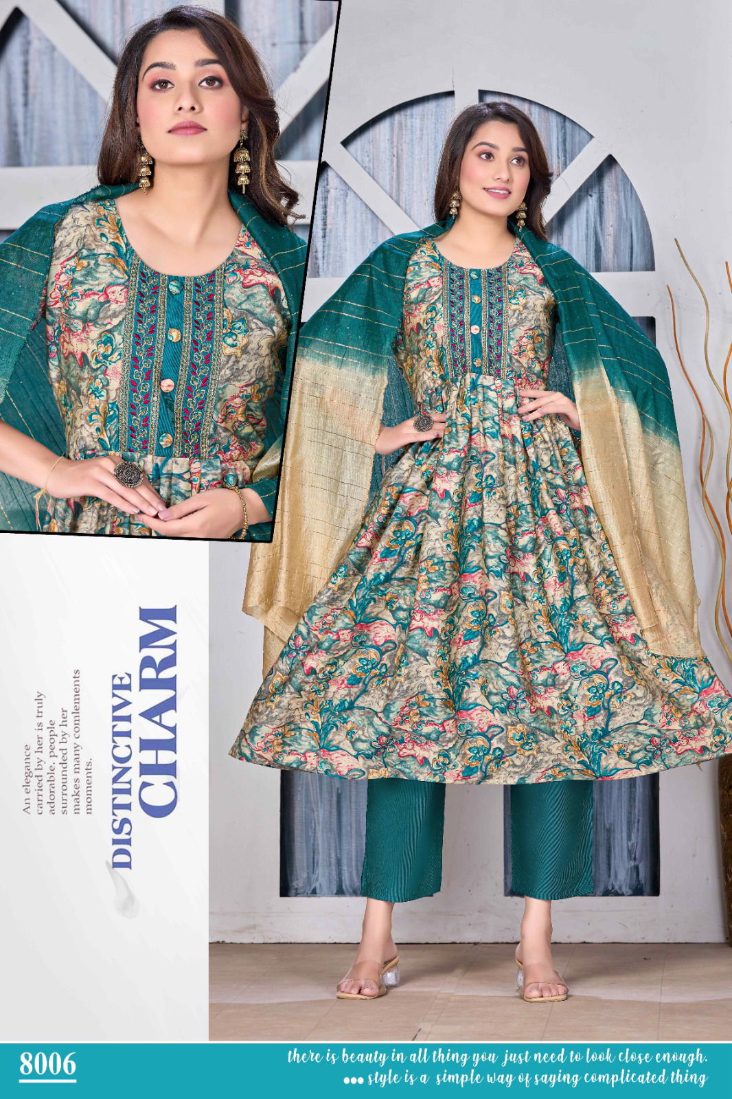KSA Stree Vol 1 Modal Naira Cut Printed Kurti With Bottom Dupatta Wholesale Price In Surat
